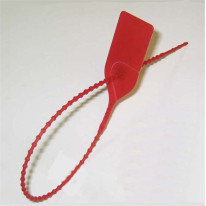 Scellés de sécurité long en plastique tige crantée