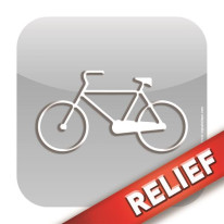 Plaque de Garage à Vélos - Relief´Icone® Dimension