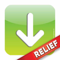 Plaque de porte Relief´Icone® Dimension H120 x L12