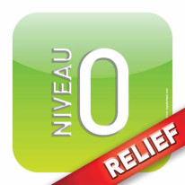 Plaque d´étage - Niveau 0 - Relief´Icone® Dimensio