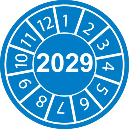 Pastilles calendrier 2029