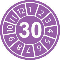 Pastilles calendrier 30