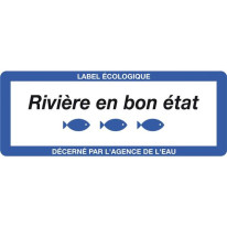 Panneau Rivière en Bon Etat