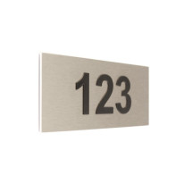 Numéros porte en en alu avec relief pour l´accessi