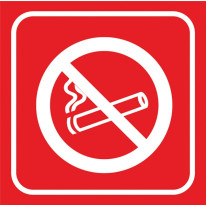 Picto gravé Zone non-fumeur - Gamme Couleur