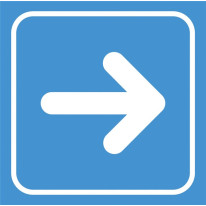 Picto gravé Flèche à droite  - Gamme Couleur