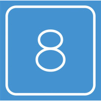 Picto gravé Niveau 8 - Gamme Couleur