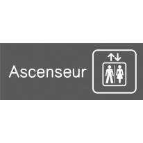 Plaquette gravée Ascenseur - Gamme Couleur
