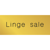Signalétique gravée Linge sale - Gamme Métal