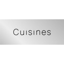 Signalétique gravée Cuisines - Gamme Métal