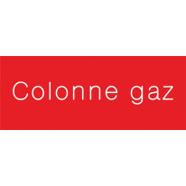 Signalétique gravée Colonne gaz  - Gamme Couleur