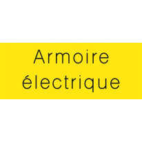 Signalétique gravée Armoire électrique  - Gamme Co