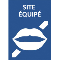 Panneau Site Equipé pour Personnes Muettes
