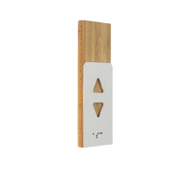 Picto Ascenseur Bois et Alu - Gamme Wood®