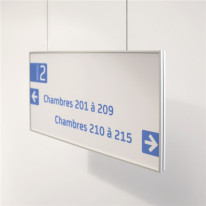 Panneau suspendu double face Slide