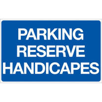 Panneau Parking Réservé Handicapé - P23