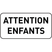Panonceau Attention Enfants - M9z pour panneau de 