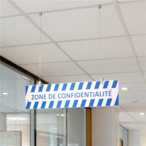 Panneau suspendu Zone de confidentialité