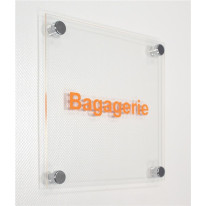 Plaque de porte - Gamme Hôtel entretoise