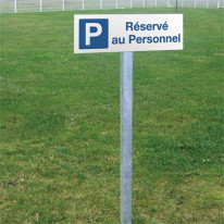 Kit de panneau de Parking Réservé au personnel en