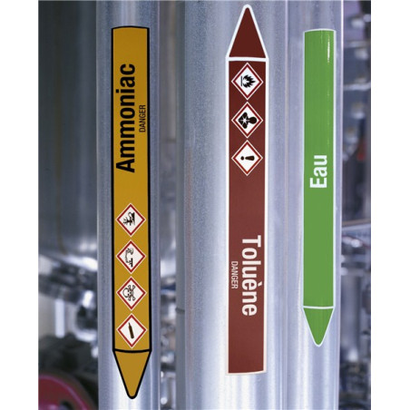 Marqueur tuyauterie Acrylonitrile