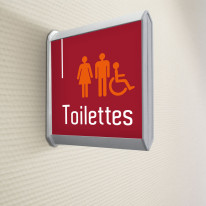 Plaque en drapeau gamme ´Lunaire´ - modèle plat