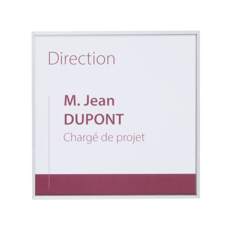 Signalétique de porte modulable - Slide