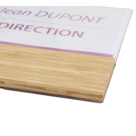 Plaque de porte Bois Modulable - Gamme Wood®