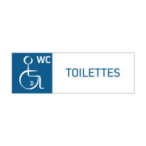 Signalétique handicap, Accès WC à droite