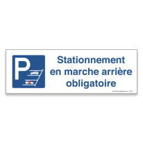 Panneau de parking