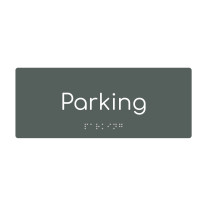Plaque de porte PVC texte en relief - Parking