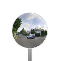 Miroir rond multi-usages intérieur/extérieur - gamme éco - Ø600 mm