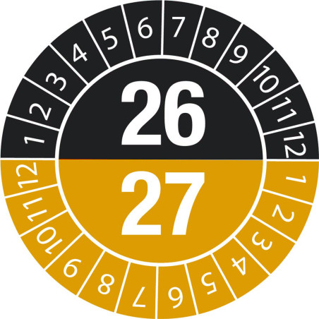 Pastilles calendrier 2026/2027