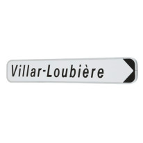 Panneau de direction vers les lieux-dits - type D29 - 1 ligne