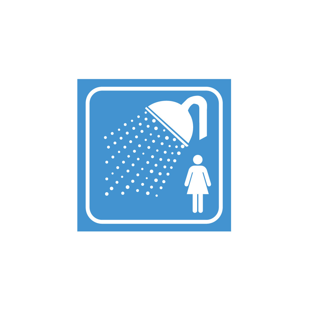 Pictogramme Douche Femme Grav Pictogramme Douche Femme Grav