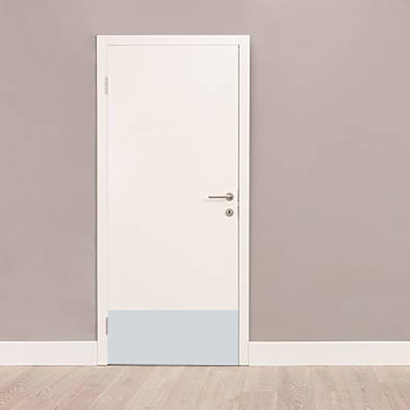 Plaque de bas de porte beige