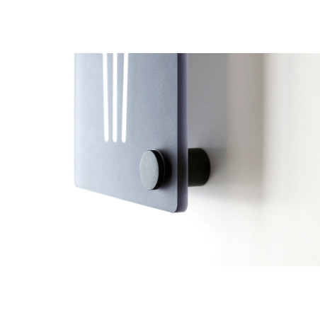 Plaque de porte H150 x L100 - Toilettes Homme - Fixation entretoises - Gamme ICE