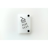 Plaque de porte H150 x L100 - Douche - Gamme ICE