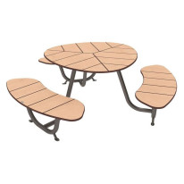 Table de pique-nique - Version standard - Gris