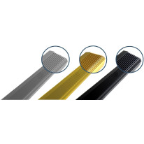 nez de marche à coller alu, or, noir