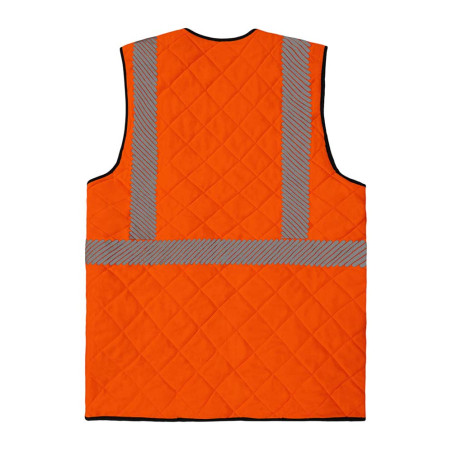 Gilet rafraichissant orange dos