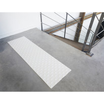 dalle podotactile blanche devant escaliers