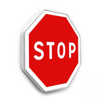 Panneau Stop - AB4 - Gamme standard - Classe 1