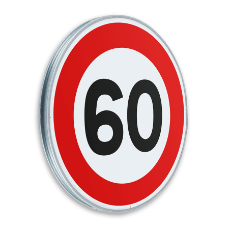 Panneau Limitation de vitesse 60 km/h - B14 - Gamme standard - Classe 1 Panneau Limitation de vitesse 60 km/h - B14 - Gamme standard - Classe 1