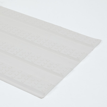 bande 4 cannelures zoom blanche
