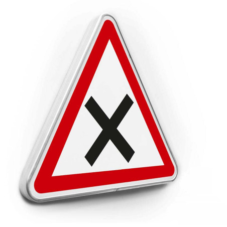 Panneau d´intersection priorité à droite - AB1 -Gamme standard - Classe 1 Panneau d´intersection priorité à droite - AB1 -Gamme standard - Classe 1