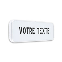 Panonceau avec texte personnalisable - Direct Signalétique
