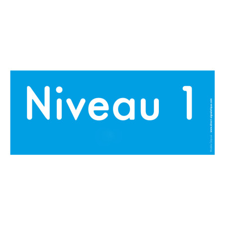 Plaque de Porte Pop-Art® en plexi - Niveau 1 - Rel Plaque de Porte Pop-Art® en plexi - Niveau 1 - Rel