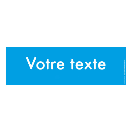 Plaque de Porte gamme Pop Art® en plexi - Texte pe Plaque de Porte gamme Pop Art® en plexi - Texte pe