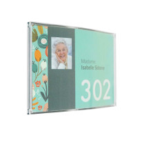 Plaque de porte gamme - Clips